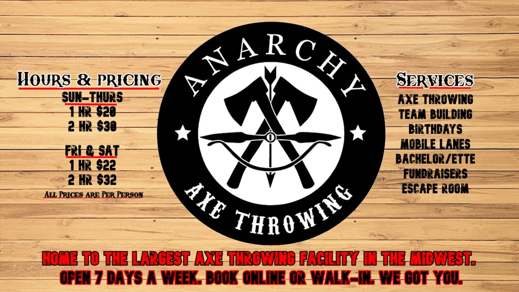 Axe Throwing Indianapolis Anarchy Axe Throwing